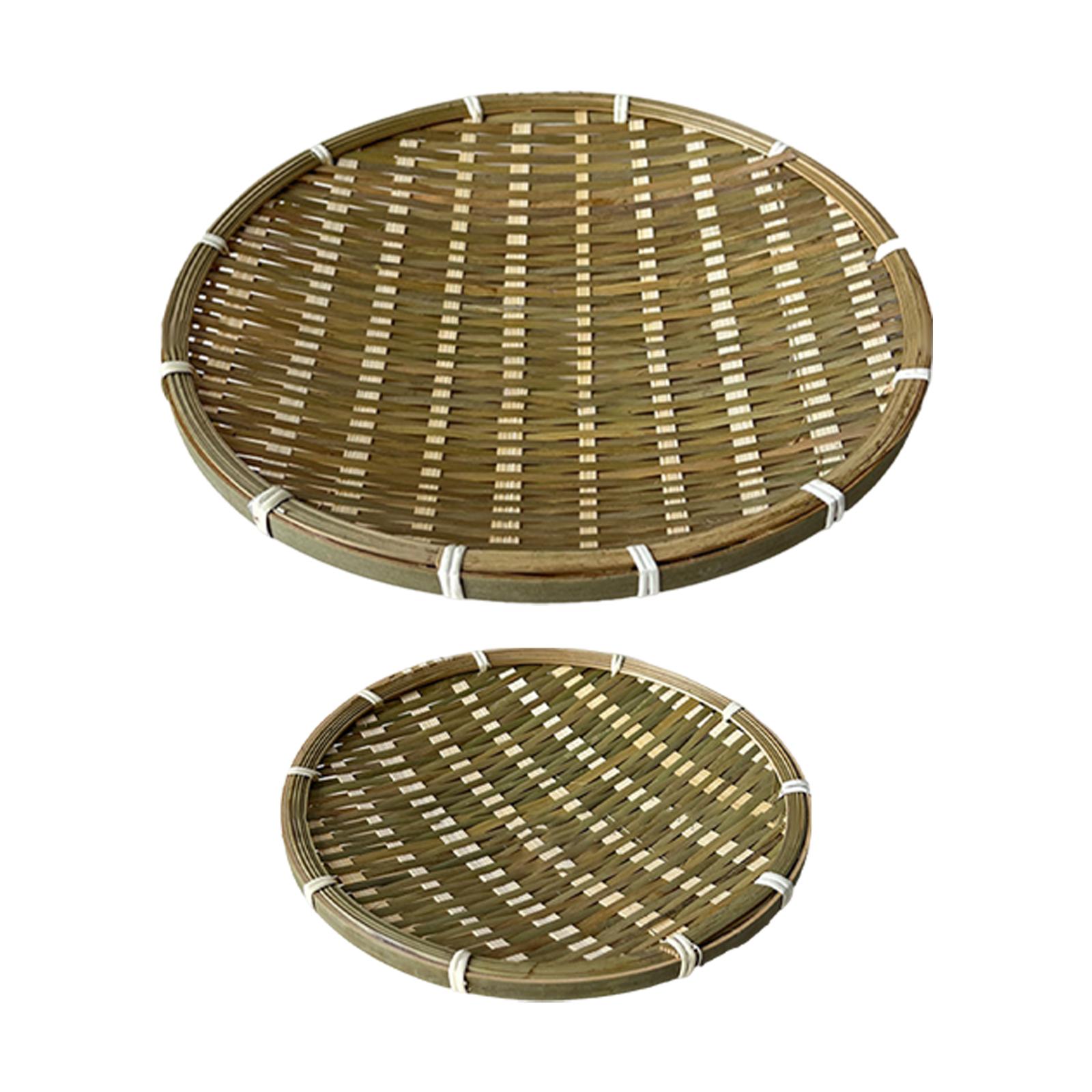 Food Storage In Restaurant - Bamboe mand lade rieten broodmanden ronde