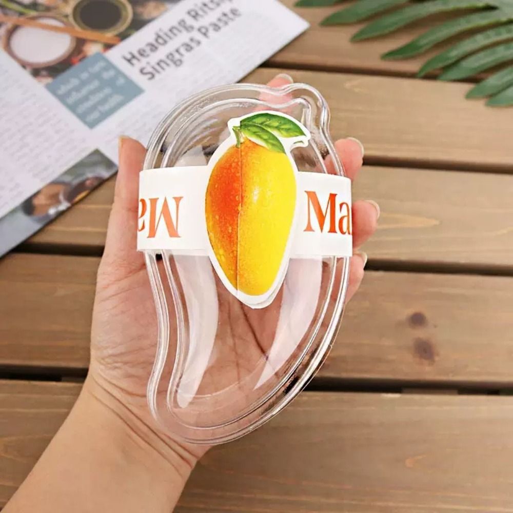Food Storage Containers Xl - 50 stuks transparante mango-vormige taartdoos met