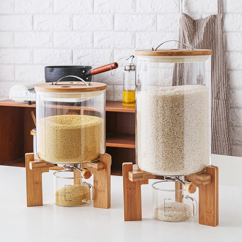 Grote hoge borosilicaat handge - Food Storage Glass Containers Large recensie en prijs