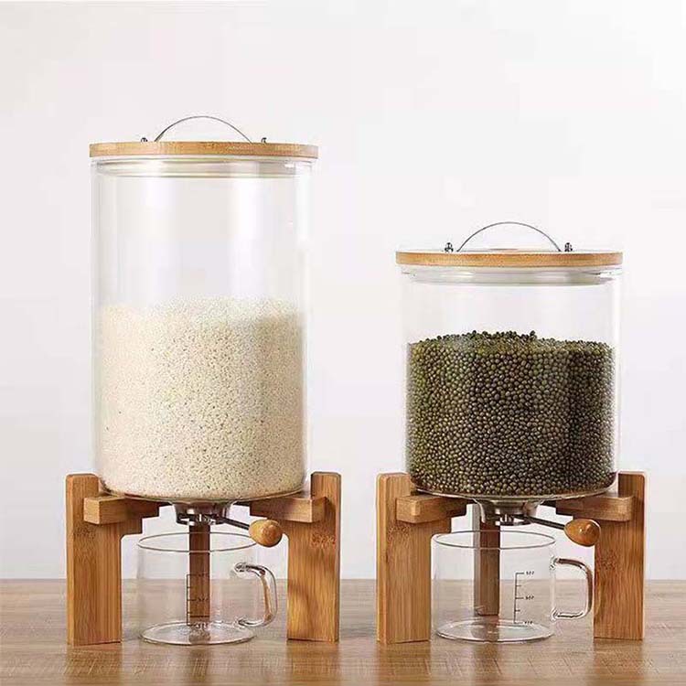 Grote hoge borosilicaat handge - Food Storage Glass Containers Large recensie en prijs