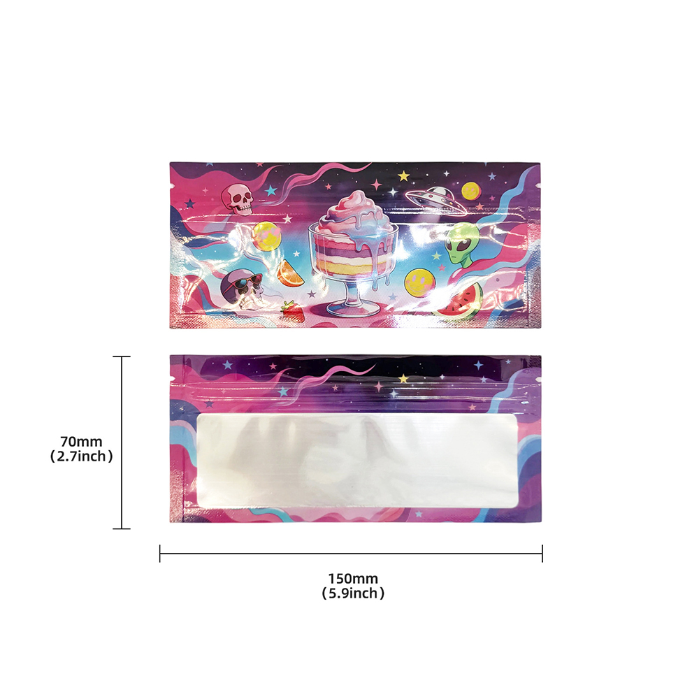 1g Alien Graffiti Mylar zakjes - Food Storage Mylar Bags recensie en prijs