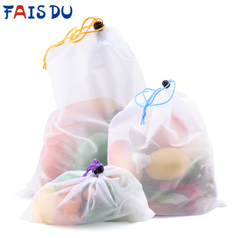 3/9/15 Stuks Herbruikbare Groe - Produce Bag Reusable Mesh recensie en prijs
