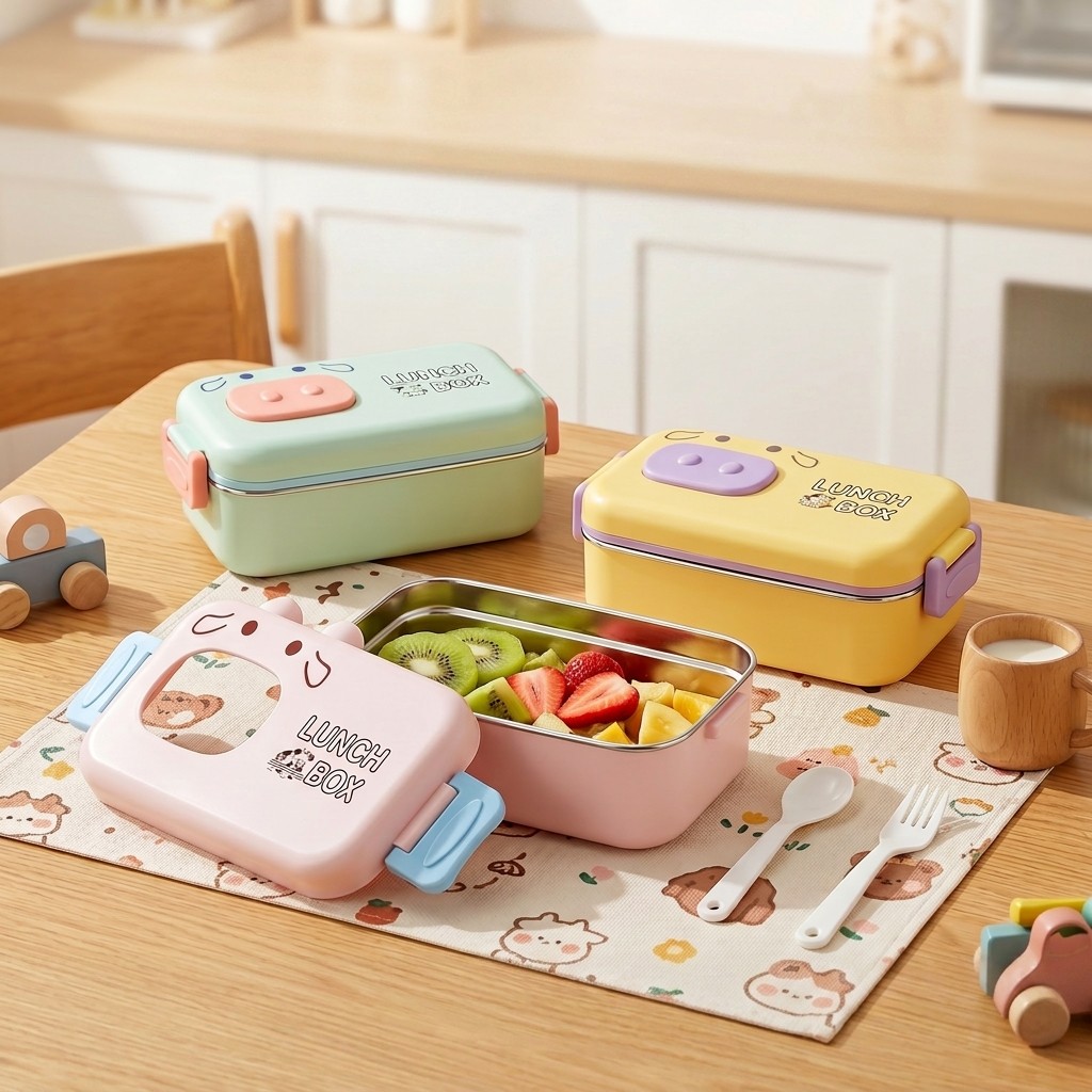 304 RVS Bento Box Lekvrij Verd - Food Storage Underground recensie en prijs