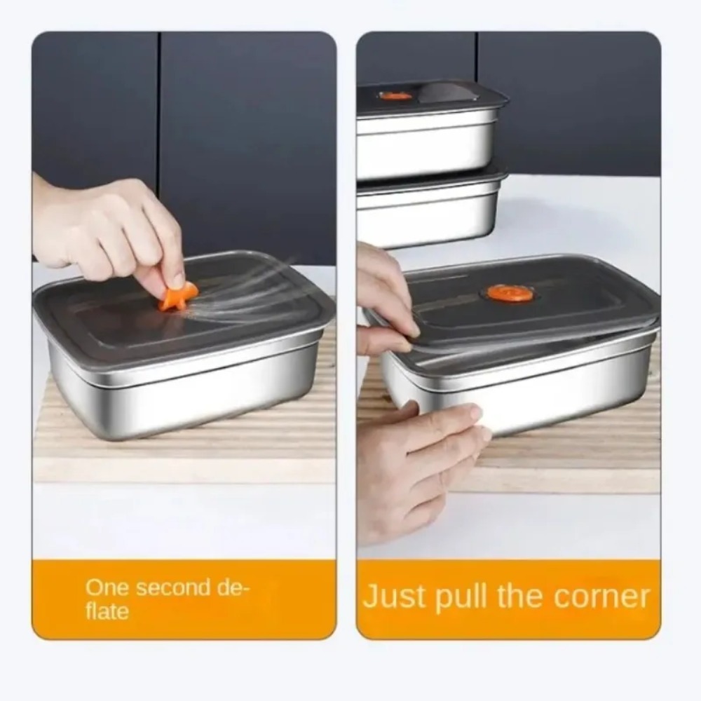 Ruime capaciteit roestvrijstal - Food Storage Containers Xl recensie en prijs