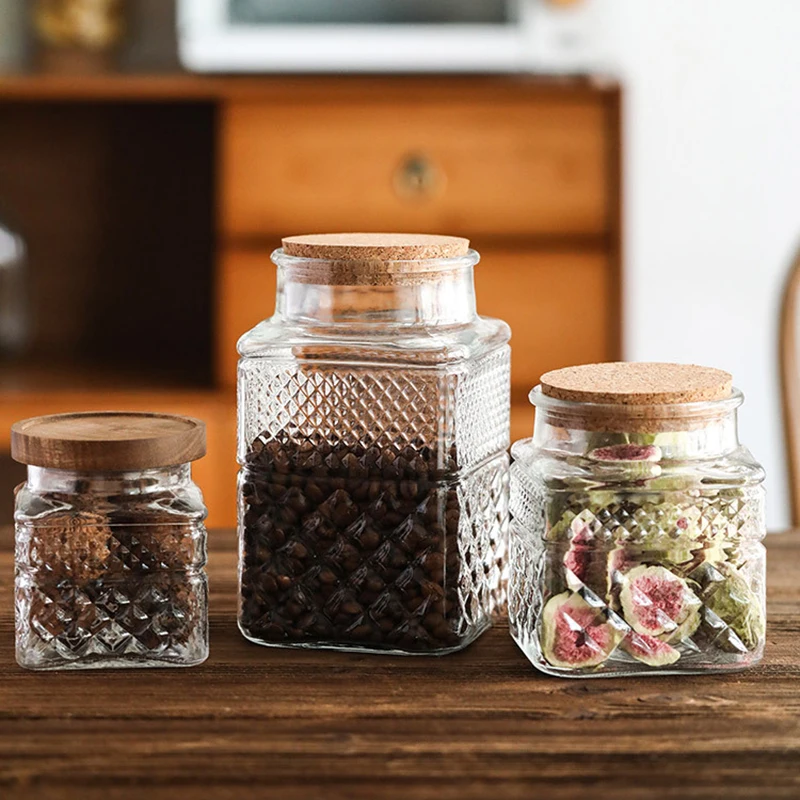 Glazen verzegelde pot met grot - Food Storage Glass Containers Large recensie en prijs