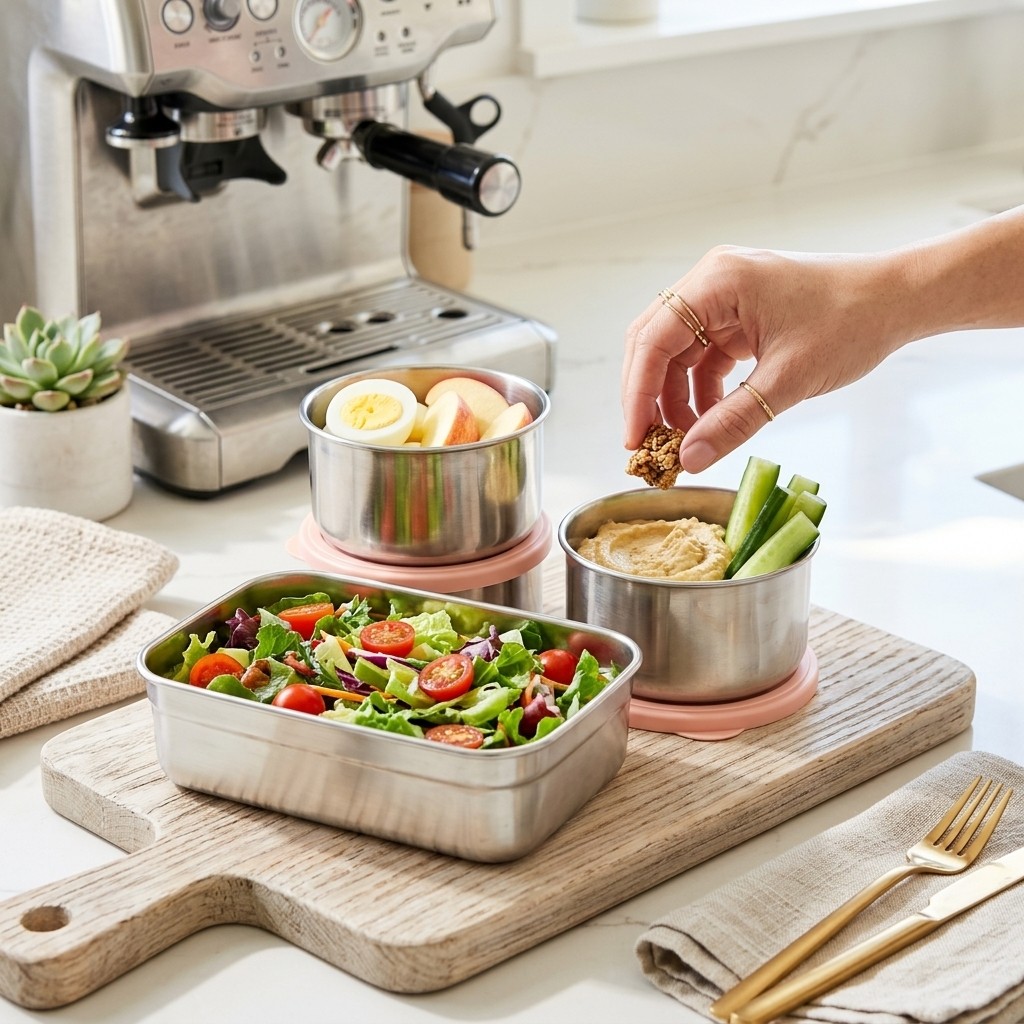 Microgolfbestendige 304 roestv - Food Storage Underground recensie en prijs