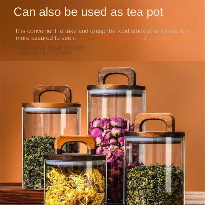 800-2100 ml Glazen pot met hou - Food Storage Glass Containers Large recensie en prijs