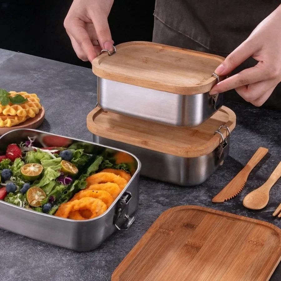 Nieuwe 304 roestvrijstalen lun - Food Storage Underground recensie en prijs