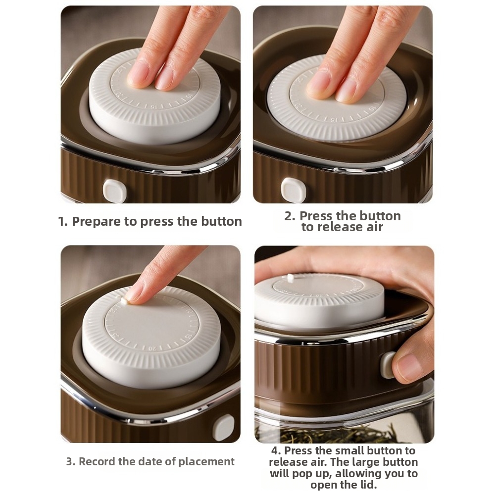 Glazen koffiebonencontainer Da - Food Storage Glass Containers Large recensie en prijs