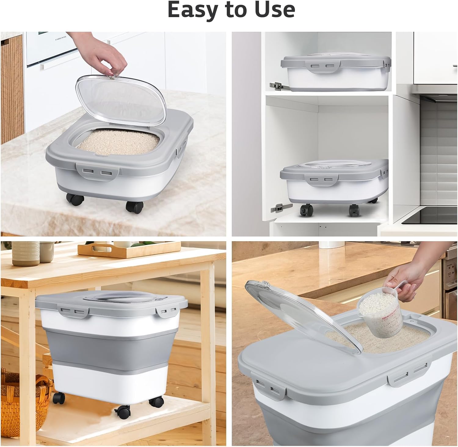 Grote capaciteit kat hondenvoe - Food Storage Containers Xl recensie en prijs