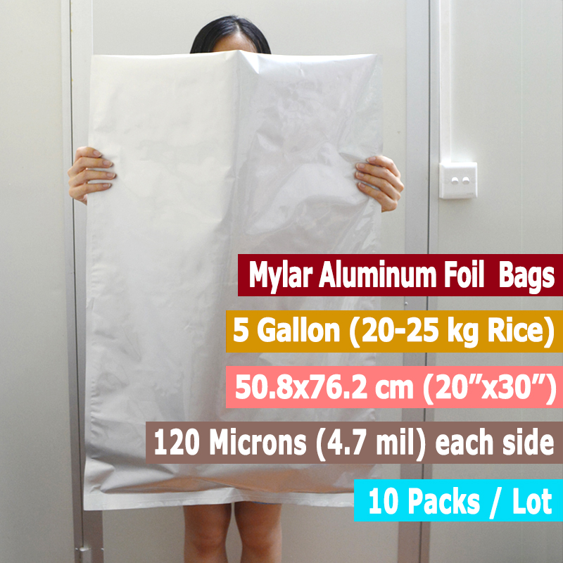 10 verpakkingen 5 gallon Mylar - Food Storage Mylar Bags recensie en prijs