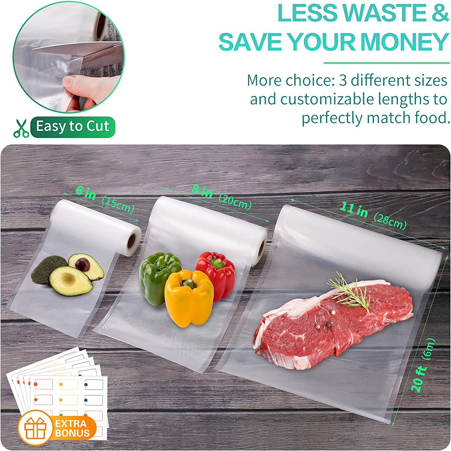 Keukenzakken voor vacuümvoedse - Food Storage Vacuum recensie en prijs