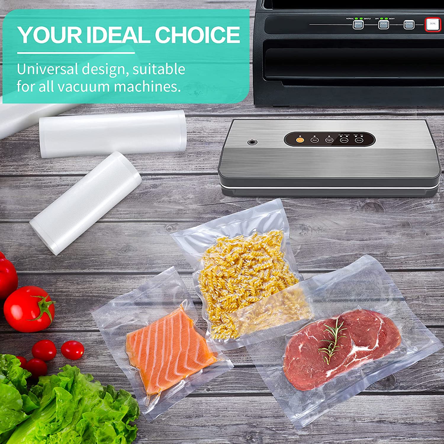 Keukenzakken voor vacuümvoedse - Food Storage Vacuum recensie en prijs
