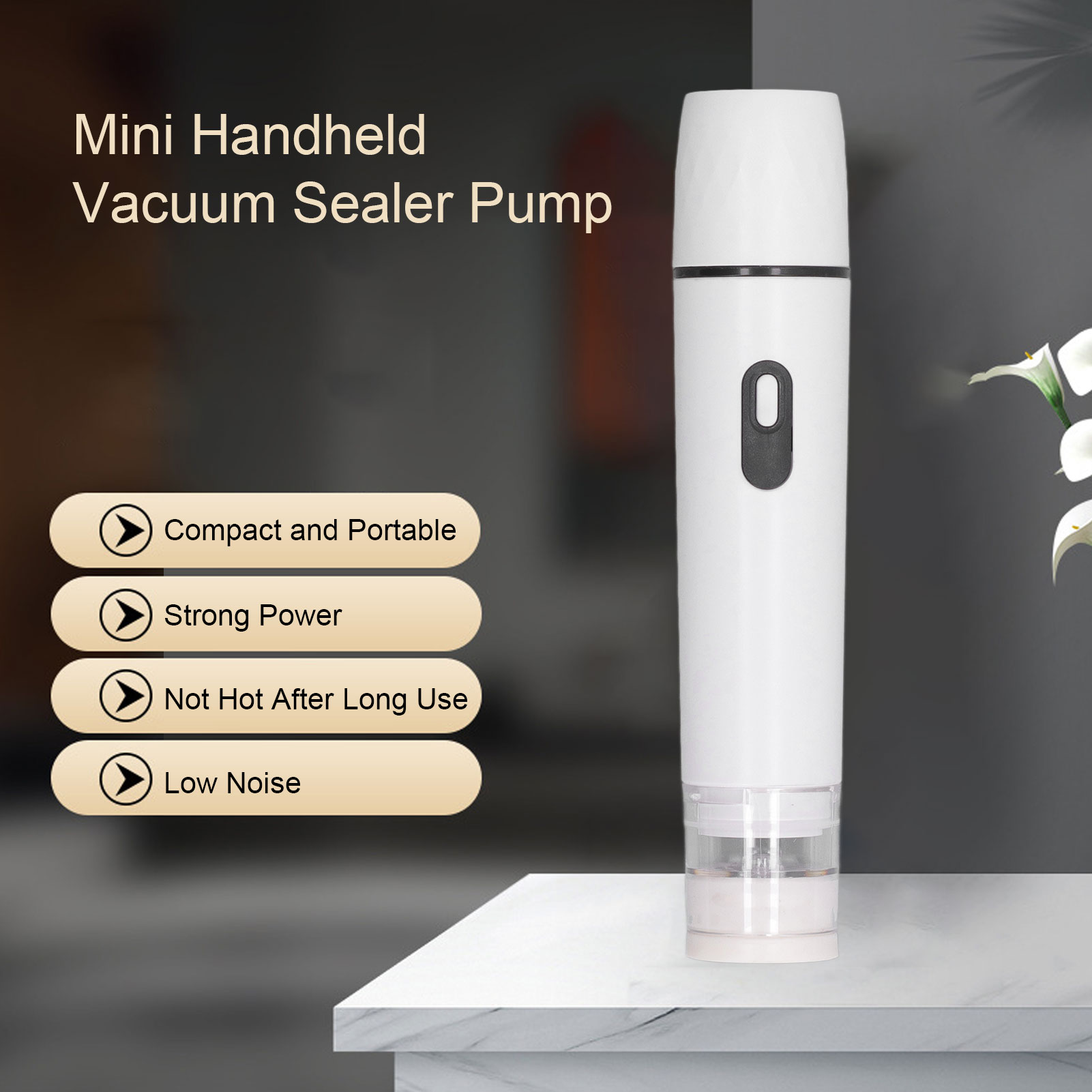 Elektrische luchtpomp Handheld - Food Storage Vacuum recensie en prijs