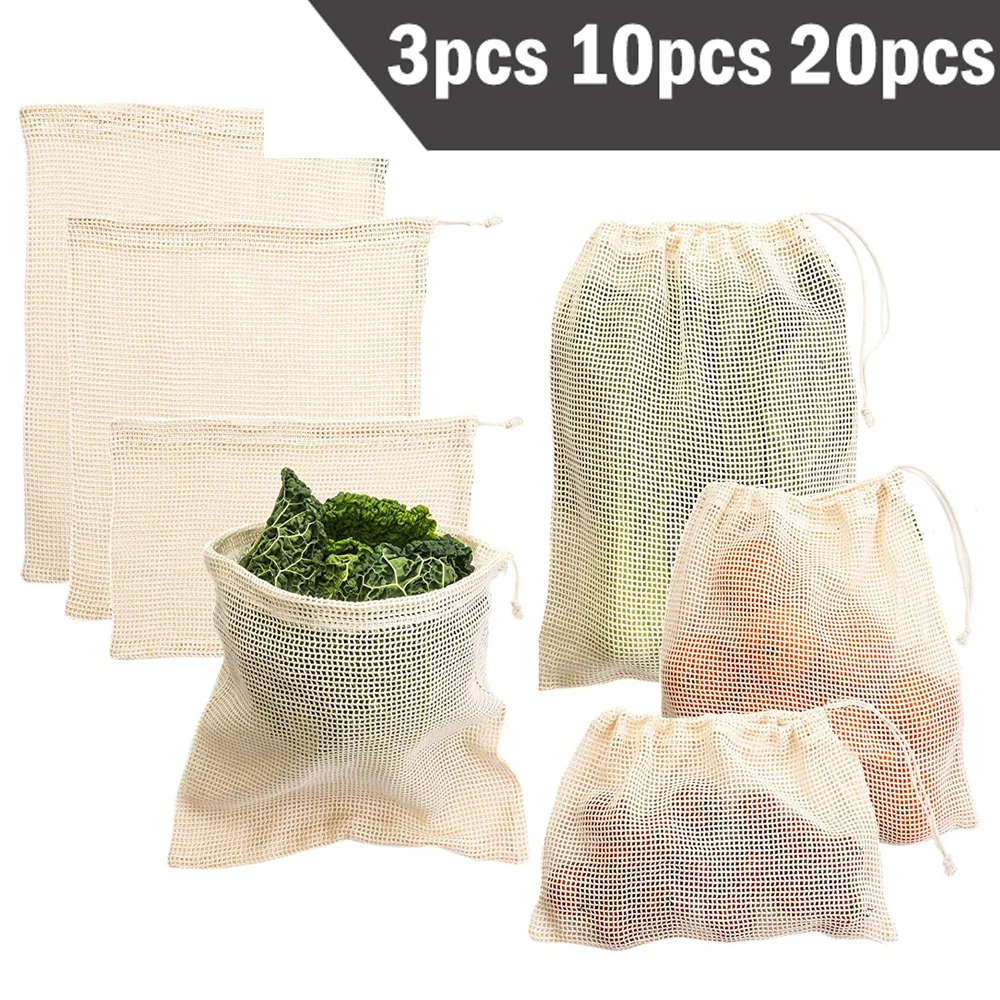 3 6 10 stks Herbruikbare Produ - Produce Bag Reusable Mesh recensie en prijs