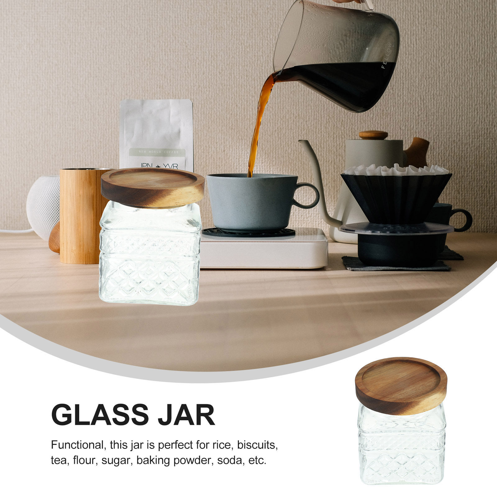 Glazen voorraadpot, luchtdicht - Food Storage Glass Containers Large recensie en prijs