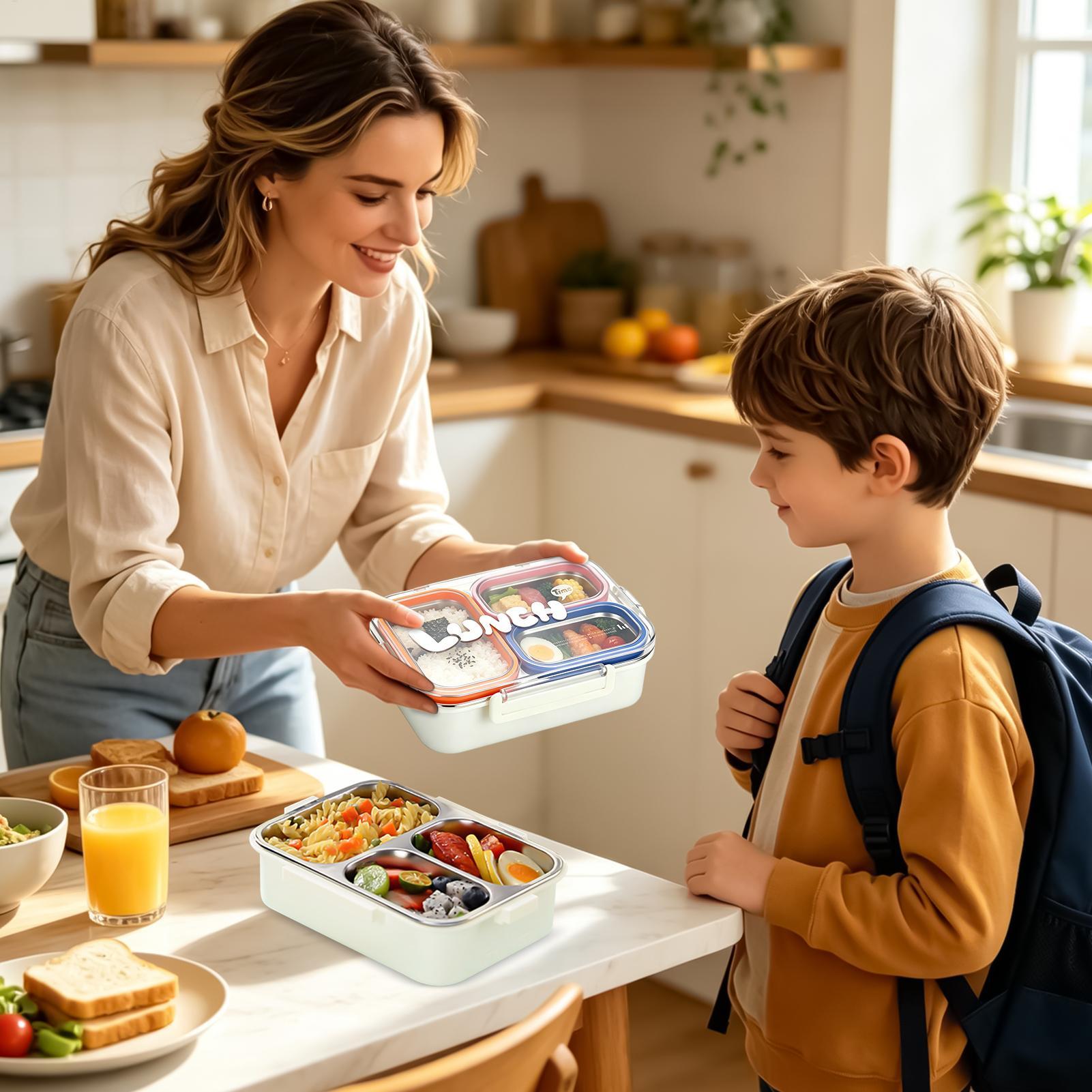 Roestvrijstalen lunchbox met 3 - Food Storage Underground recensie en prijs