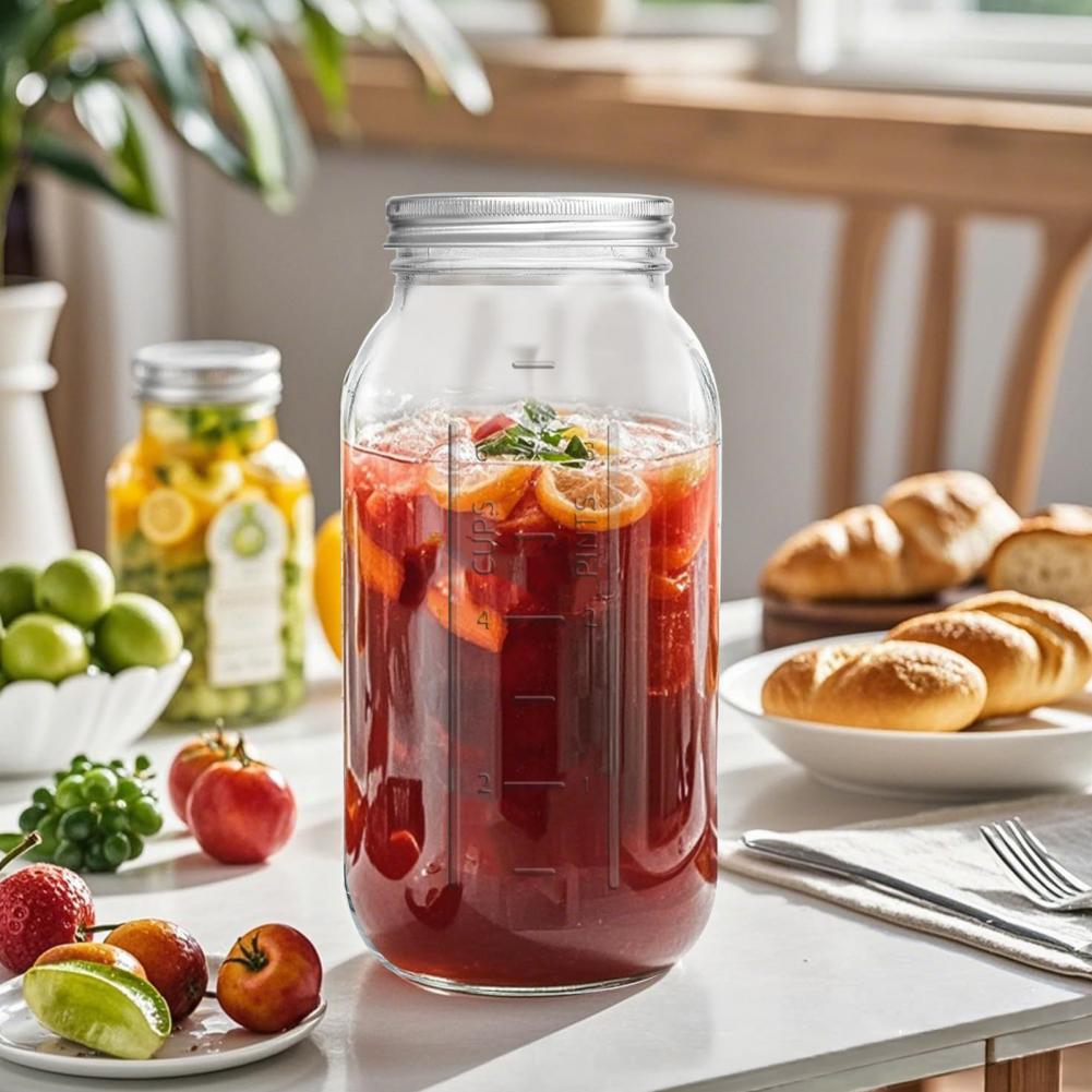 2000ML glazen weckpot met bred - Food Storage Glass Containers Large recensie en prijs