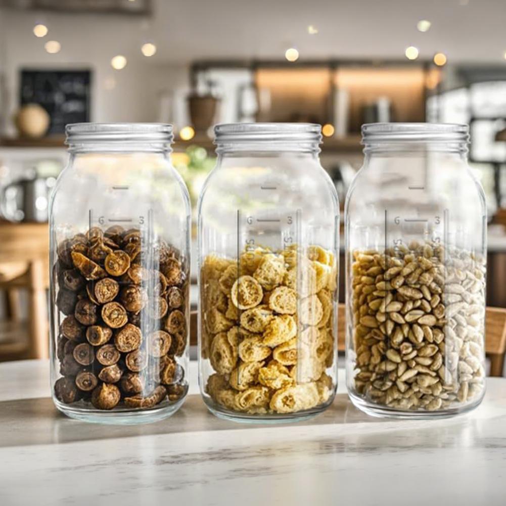 2000ML glazen weckpot met bred - Food Storage Glass Containers Large recensie en prijs