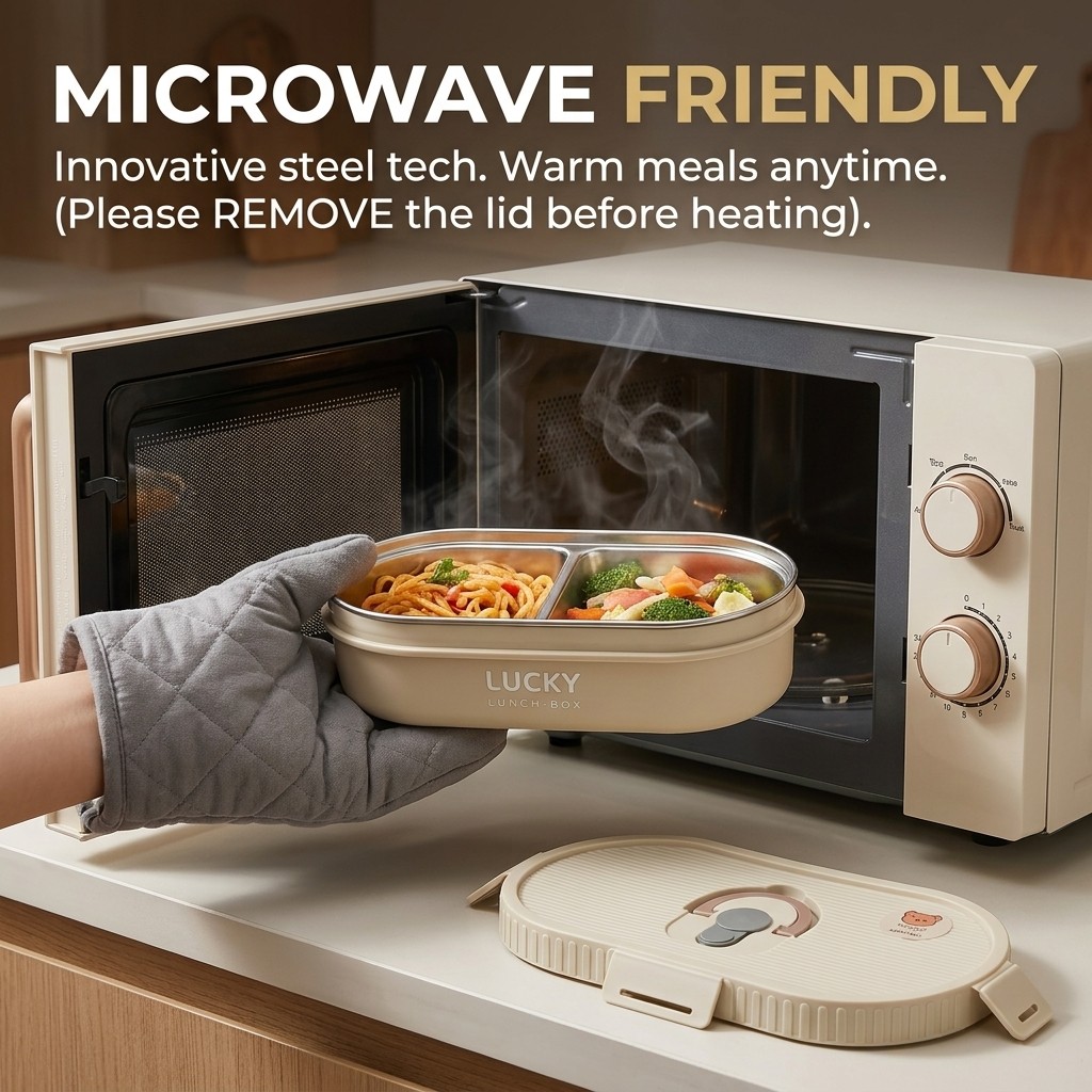 Microgolfbestendige 304 roestv - Food Storage Underground recensie en prijs