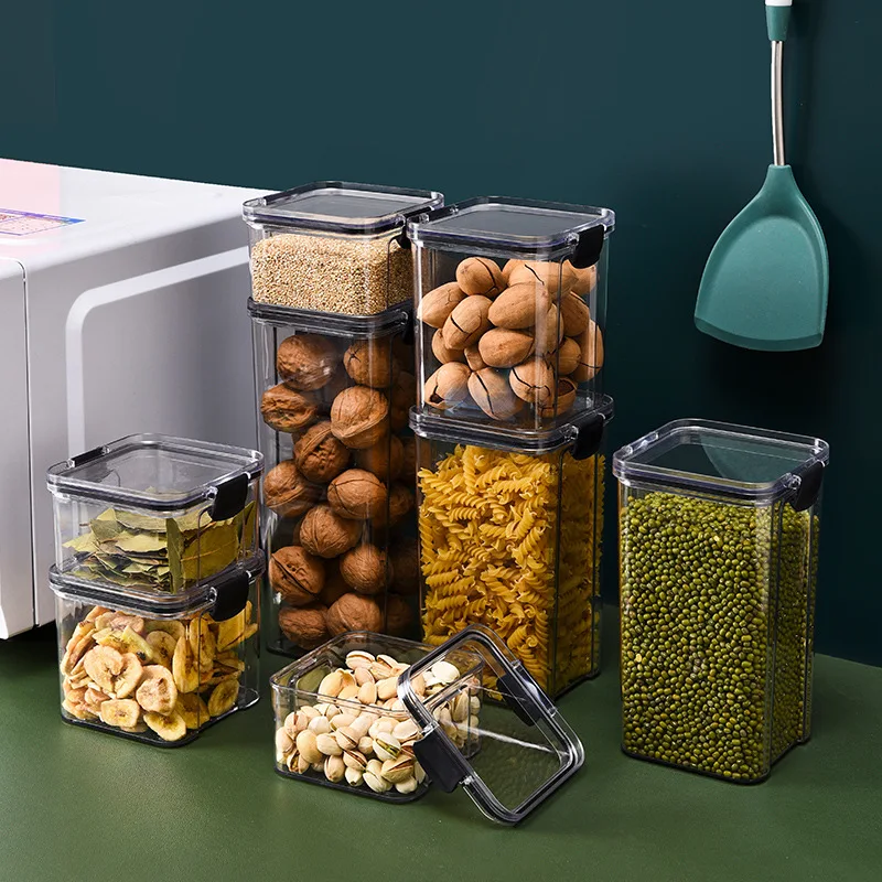yes1PC Graanpot Keuken Verzege - Food Storage Glass Containers Large recensie en prijs