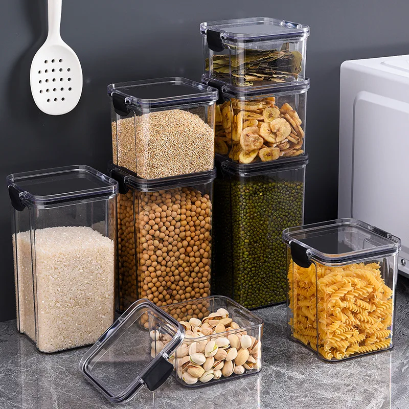 yes1PC Graanpot Keuken Verzege - Food Storage Glass Containers Large recensie en prijs