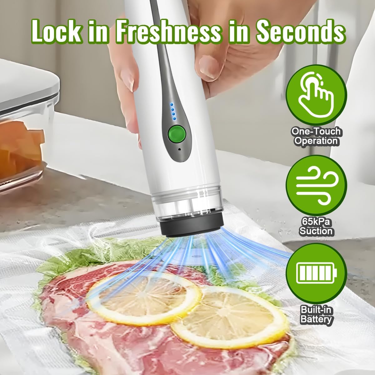 Automatische mini-vacuümverpak - Food Storage Vacuum recensie en prijs