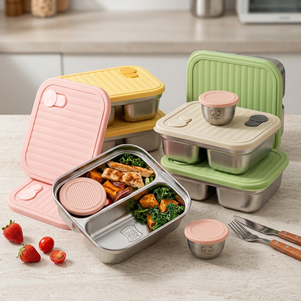304 roestvrijstalen lunchconta - Food Storage Underground recensie en prijs